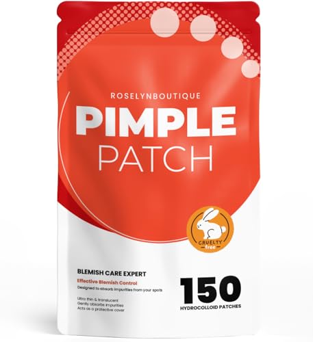 ROSELYNBOUTIQUE 150 Count Pimple Patches Kit — 4 Sizes: 8/10/12/14 mm Hydrocolloid