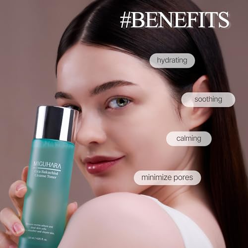 CICA Bakuchiol & Centella Asiatica Skin Toner - Hydrating Korean Facial Cleanser (120ml)