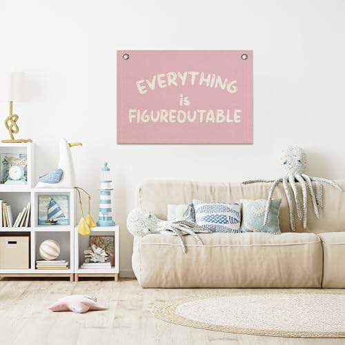 Inspirational Canvas Banner - Positive Growth Mindset Decor 30x20