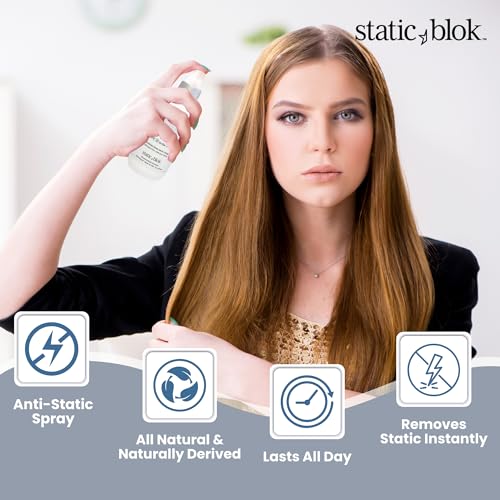 Static Blok Anti-Static Spray for Hair - 2oz Travel Size