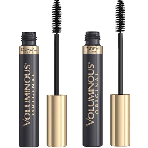 L'Oreal Paris Voluminous Mascara - Black Brown, 0.26 Fl Oz (Pack of 2)