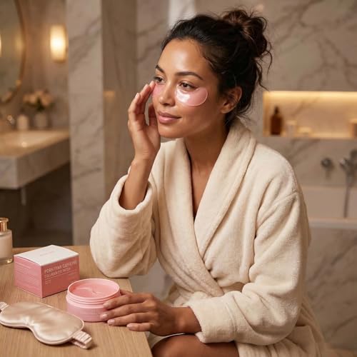 Alien Seal PDRN Pink Collagen Eye Patches for Dark Circles & Puffiness
