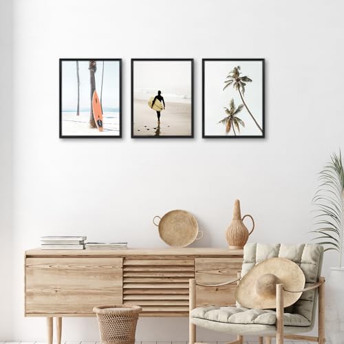 Americanflat 11x14 Black Picture Frame 3-Pack with Slide-In Front Cover