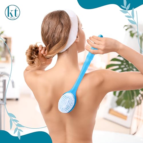Long Handle Bath Body Brush for Exfoliating Back & Feet