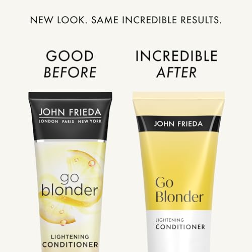 John Frieda Go Blonder Lightening Conditioner Old Packaging - Gradually Brightens Blonde Hair