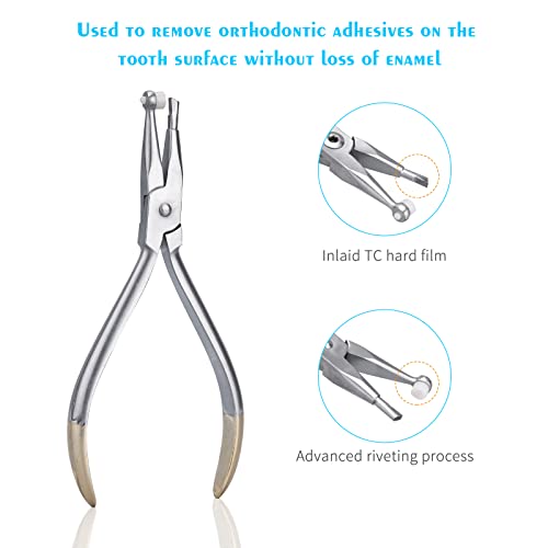 Orthodontic Adhesive Remover Pliers Dental Bonding & Cement Removal Tool