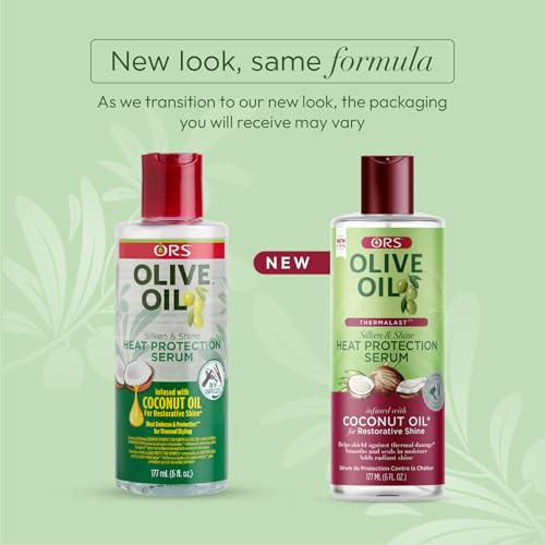 ORS Olive Oil Heat Protection Hair Serum infused with Coconut for