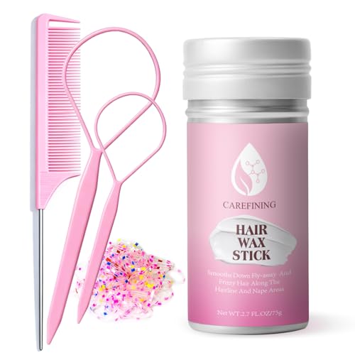 CAREFINING Hair Wax Stick - Strong Hold & Non-Greasy Formula for Dance