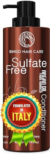 Moroccan Argan Oil Conditioner 14 Fl Oz - Sulfate Free, Anti Frizz & Deep Moisturizing Treatment for Damaged Hair