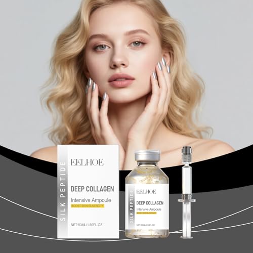 Deep Collagen Silk Peptide Lifting Ampoule Serum - 2 Pack Anti-Aging