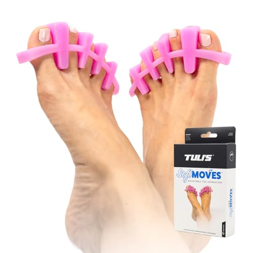 Tuli’s SoftMoves Adjustable Toe Separators for Bunions - Pink