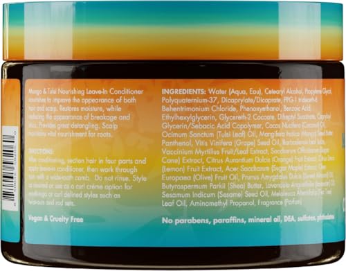 Mielle Organics Mango & Tulsi Leave In Conditioner for Curly Hair - 12 Oz