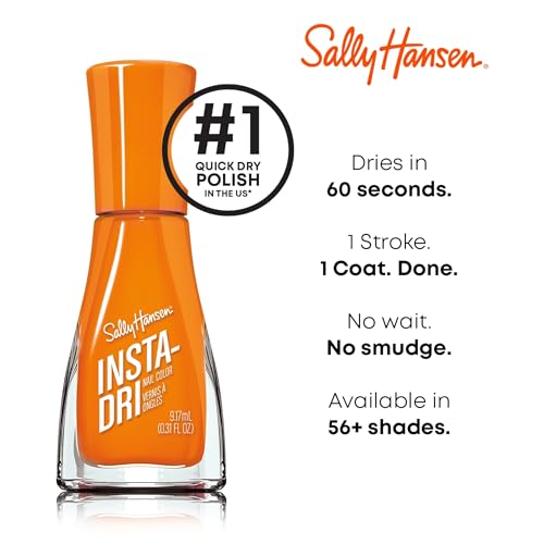 Sally Hansen Insta-Dri Nail Polish 357 Time Warmth - Quick Dry Burnt Orange