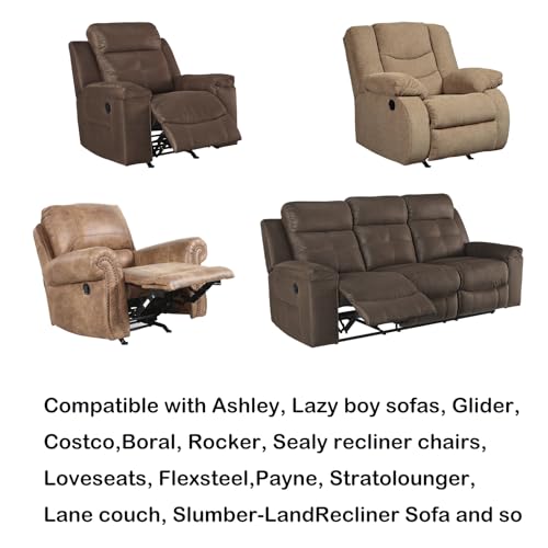 Heavy-Duty Metal Recliner Pull Handle Replacement - Universal Fit