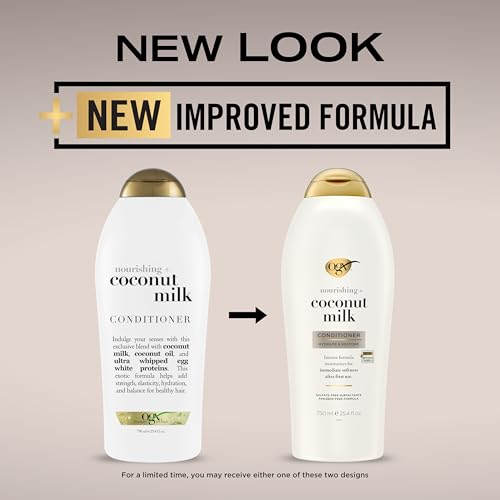OGX Nourishing Coconut Milk Moisturizing Conditioner, 25.4 fl oz