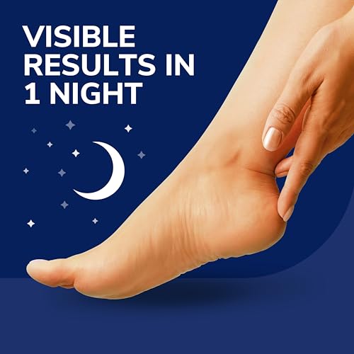 Dr. Scholl's Rough Dry Foot Renewal Overnight Treatment 3oz (Pack of 2) - Moisturizing Foot Cream with Aloe & Coconut Oil