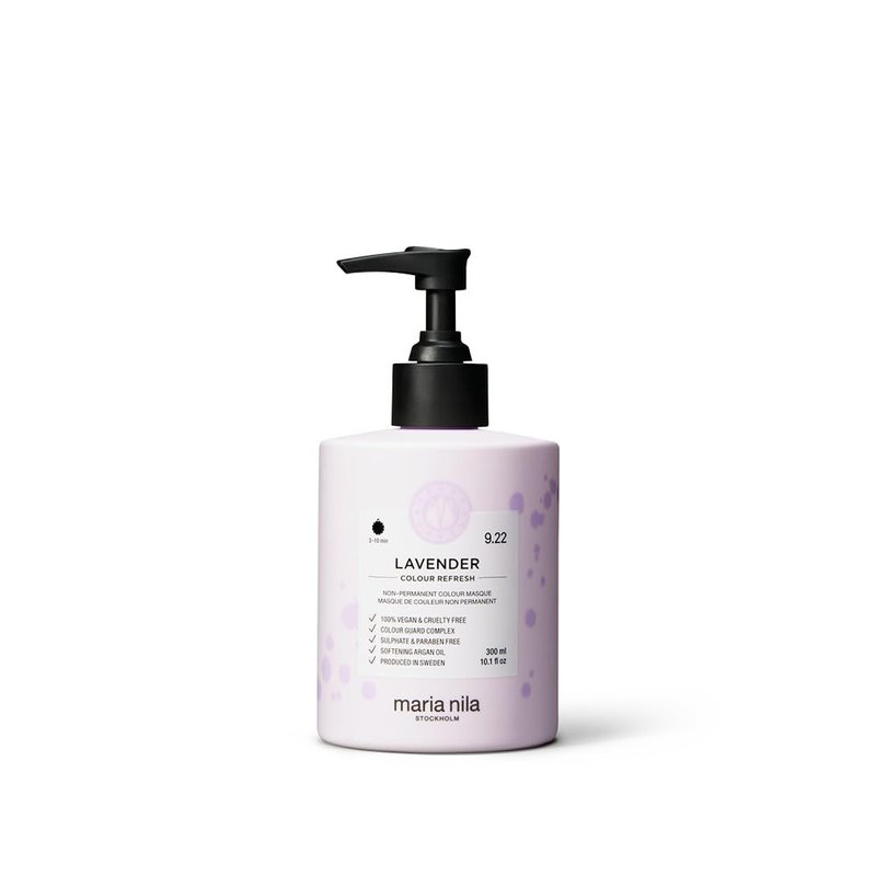 Maria Nila Color Refresh Lavender Hair Mask - Vegan, Semi-Permanent Purple Pigment | 250ml