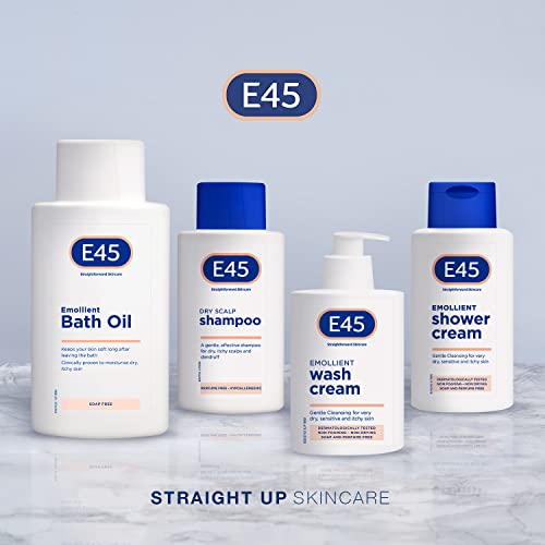 E45 Dry Scalp Shampoo 200ml - Dermatologically Tested, Dandruff Care