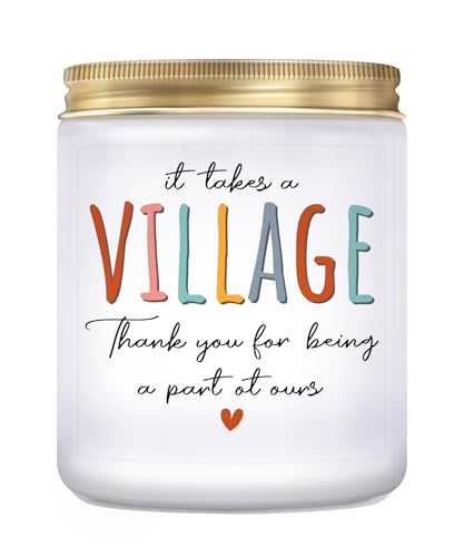 Lavender Candle - 7oz Soy Wax Appreciation Gift for Teachers & Nurses