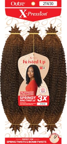 Outre X-Pression 3X Springy Afro Twist Braid 16 - 2T4/30