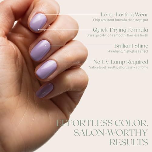 Lilac Delight Breathable Nail Polish - Vegan & Toxin-Free