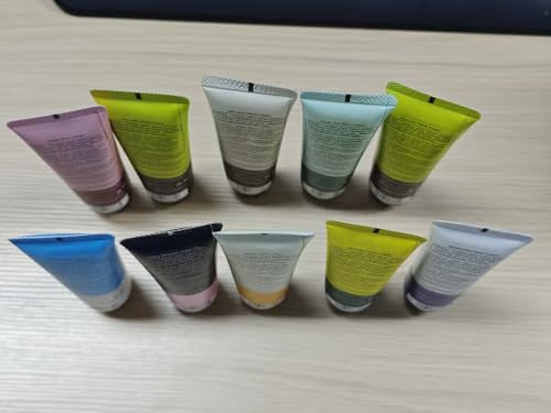 BKPPLZP 10 Pack Hand Cream Set Floral & Fruity, Natural Botanical Fragrance, Travel Size Moisturizer for Dry Hands, Women