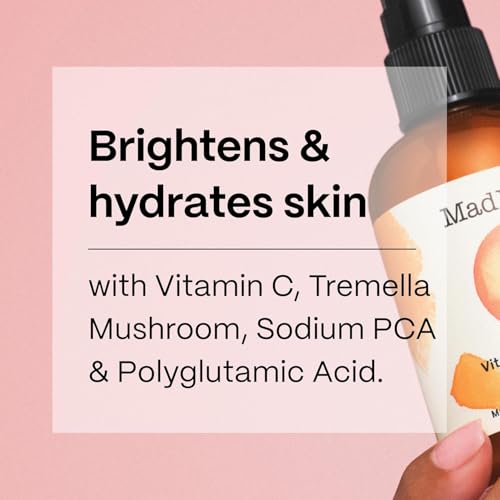 Mad Hippie Vitamin C Toning Mist – Hydrating Facial Spray, 4 Fl Oz