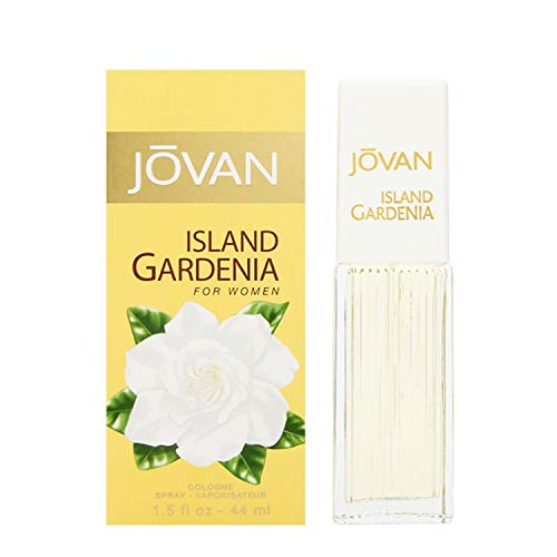 Jovan Island Gardenia Eau de Cologne Spray - Floral Women's Perfume, 1.5 fl oz