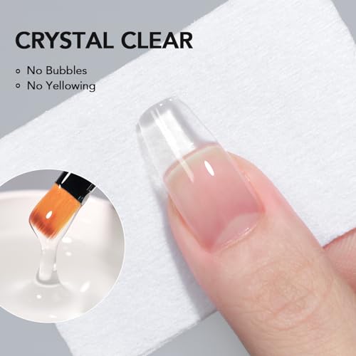 GAOY 60g Nail Extension Hard Gel - Self-Leveling & Long Lasting