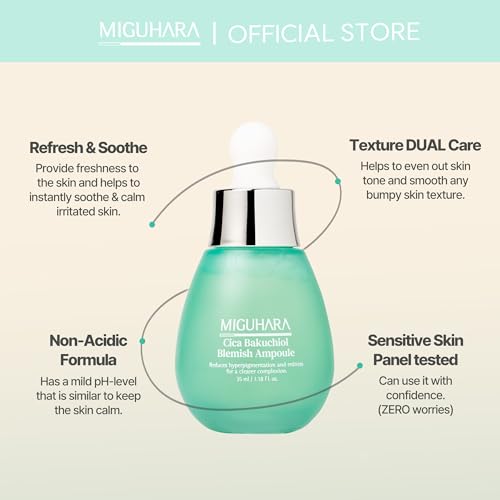 Cica Bakuchiol Blemish Ampoule - Korean Skincare 35ml