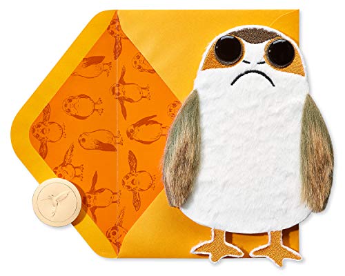 Papyrus Star Wars Porg Birthday Card - Unforgettable Wishes