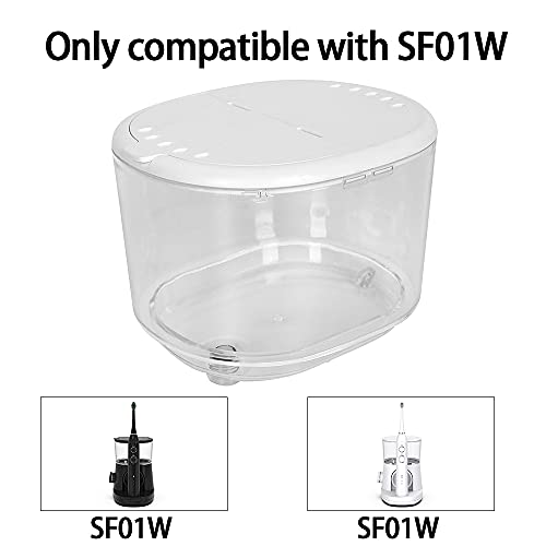 AquaFlosser SF-01W White Tank Replacement Reservoir & Gasket for Waterpik Water Flosser
