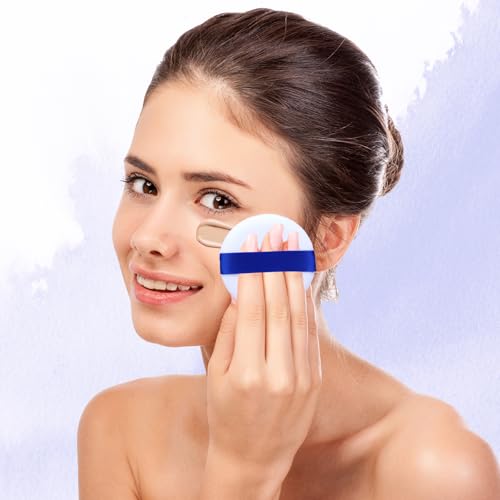 Psyqtsuary 6-Pack 3-Inch Soft Makeup Puffs for Flawless Skin
