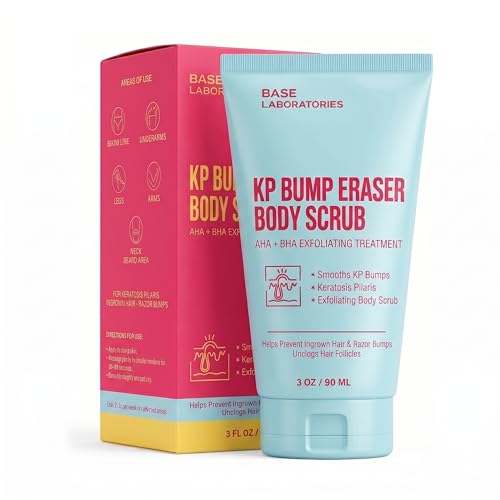 BASE LABORATORIES Ingrown Hair & KP Exfoliating Scrub with AHA & BHA