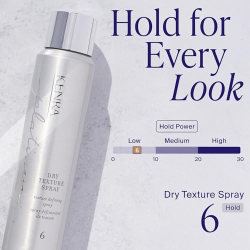 Kenra Platinum Dry Texture Spray 6 | Texture Defining Styler | Increases Texture & Fullness | Absorbs Oils & Impurities | Ultra-Lightweight, Non-Drying Formulation | All Hair Types