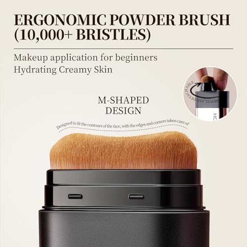 ZEESEA Multi-Use Foundation Stick with Built-in Brush - Natural Beige