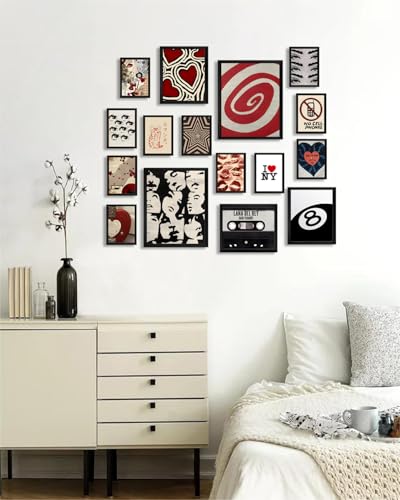 Downtown Girl Room Decor Set of 16 - Y2K Aesthetic Posters