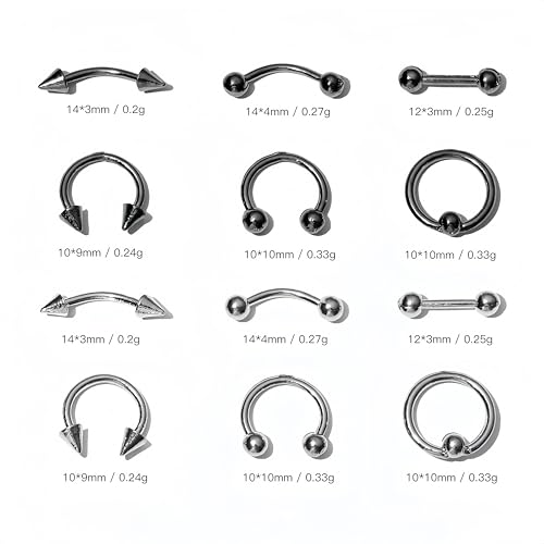 80 PCS Silver Alloy Nail Charms - 3D Goth Punk Rhinestones