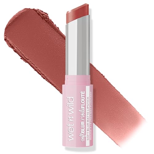 Wet n Wild Soft Blur Matte Lipstick - Nude for Love, Buildable Color
