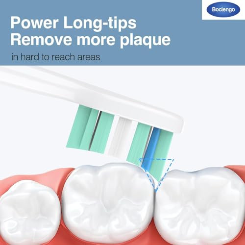White 10 Pack Toothbrush Replacement Heads for Philips Sonicare - Compatible with Most Models