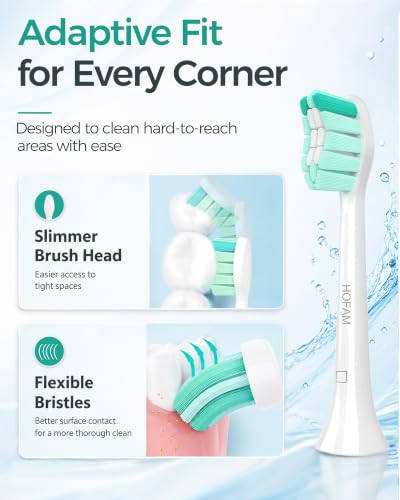 HOFAM Replacement Brush Heads for Philips Sonicare 4100 - 8 Pack