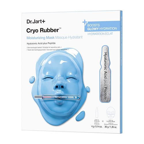 Dr.Jart+ Cryo Rubber Cooling Mask with Serum Ampoule – Moisturizing Mask, New Formulation (Travel Size)