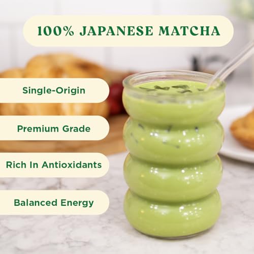 Premium Japanese Vanilla Matcha Tea – 10 Servings, Dairy & Gluten Free