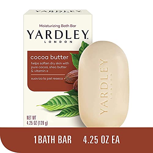 Yardley Cocoa Butter Moisturizing Bath Bar - 4 oz (Pack of 6)