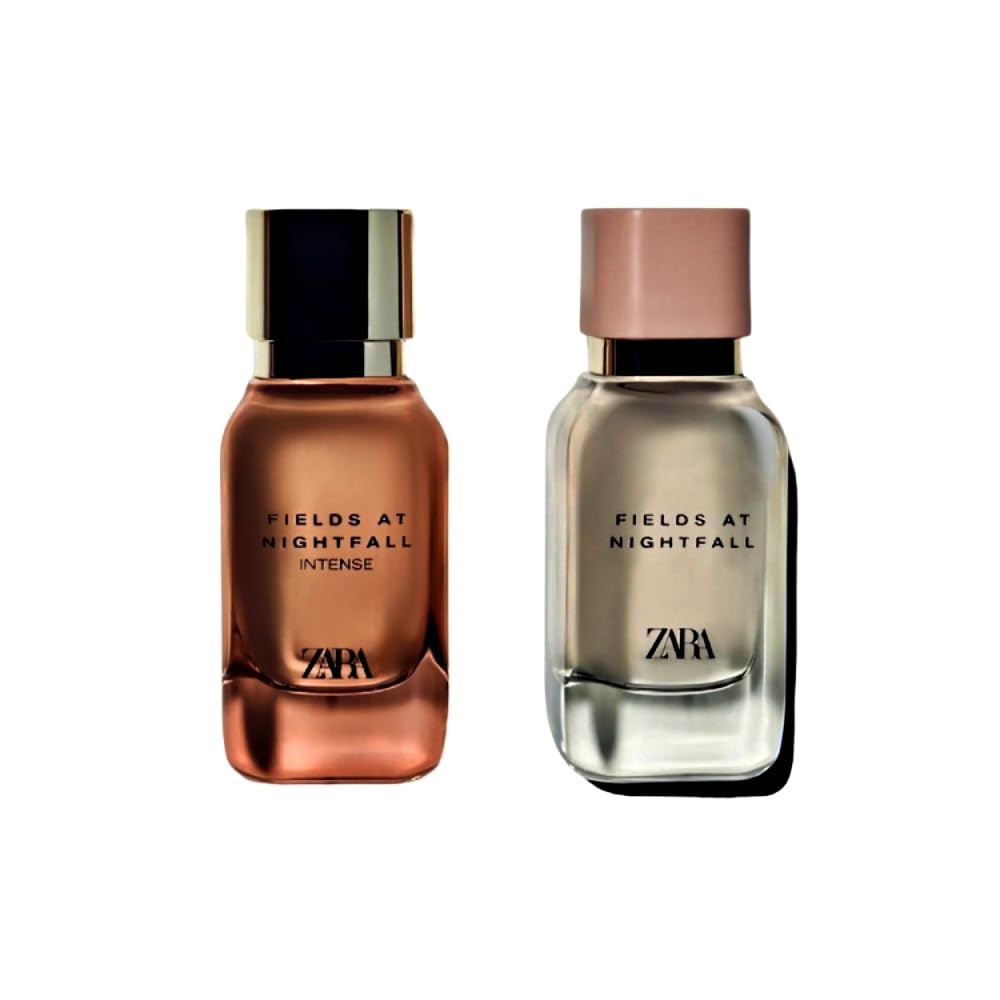 Zara Fields at Nightfall Perfume Set for Women - Warm Floral Woody Eau de Parfum | 2x50ml (1.7 fl. oz.)