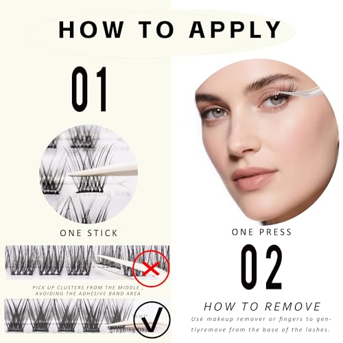 Self-Adhesive Lash Clusters Kit Astra | 10-16mm, Easy to Apply