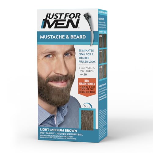 Just For Men Mustache & Beard Dye - Light-Medium Brown M-30