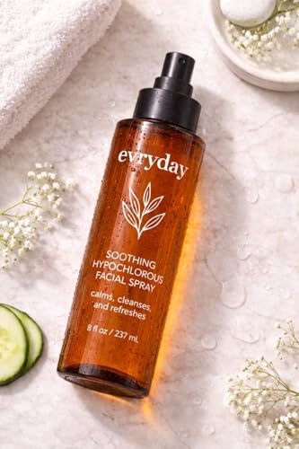 evryday Hypochlorous Acid Spray - 8oz Facial Mist for Acne & Piercing Care