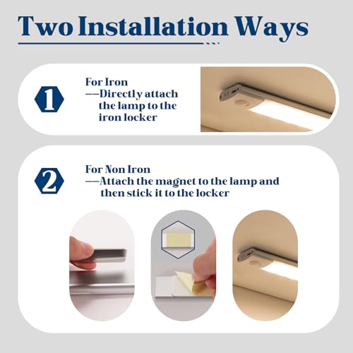 Magnetic Locker Light - LED Motion Sensor with 3 Color Temperatures