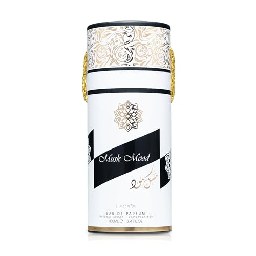 Lattafa Musk Mood Eau de Parfum Spray 3.4 Fl Oz for Unisex